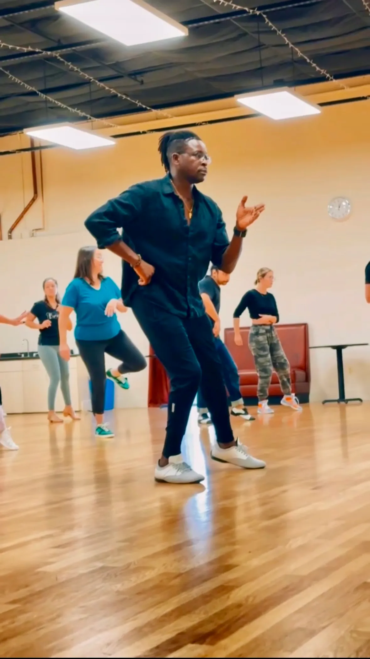 Instructor demonstrating